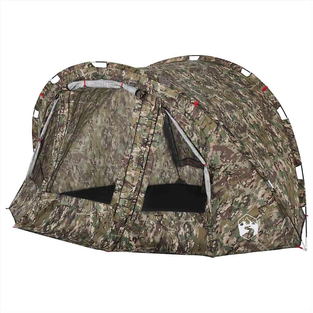 Tienda impermeable de camuflaje para 4 personas de Vidaxl 4/7