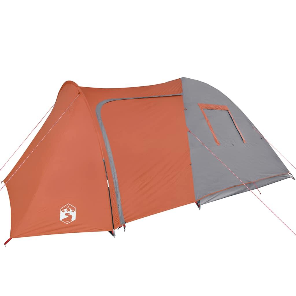 VidaXL Tente Dôme 6 Personnes - Étanche Orange 5/7