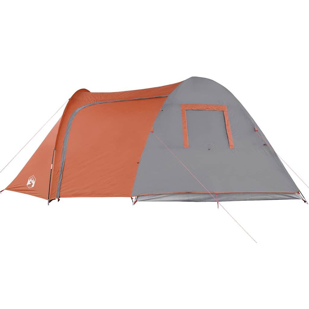 VidaXL Tente Dôme 6 Personnes - Étanche Orange 6/7