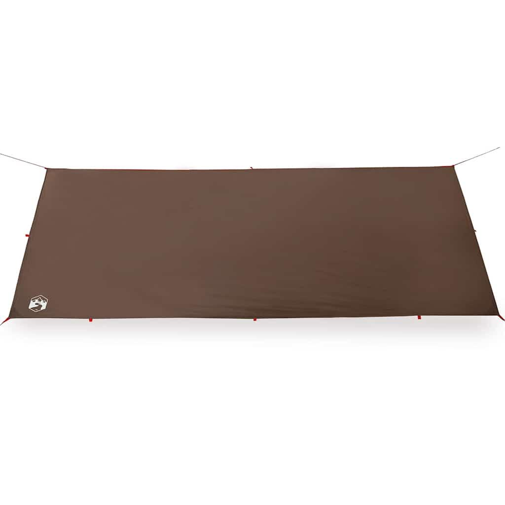 VidaXL tenda da campeggio impermeabile 506 x 306 cm marrone 5/7