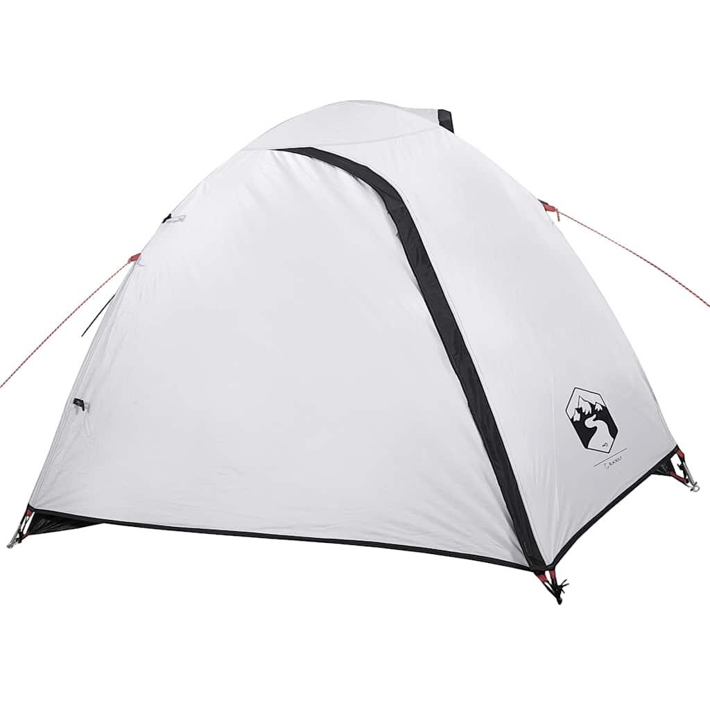 Vidaxl Tienda de Campaña para 4 Personas - Impermeable y Oscurecedora - Blanca 6/7