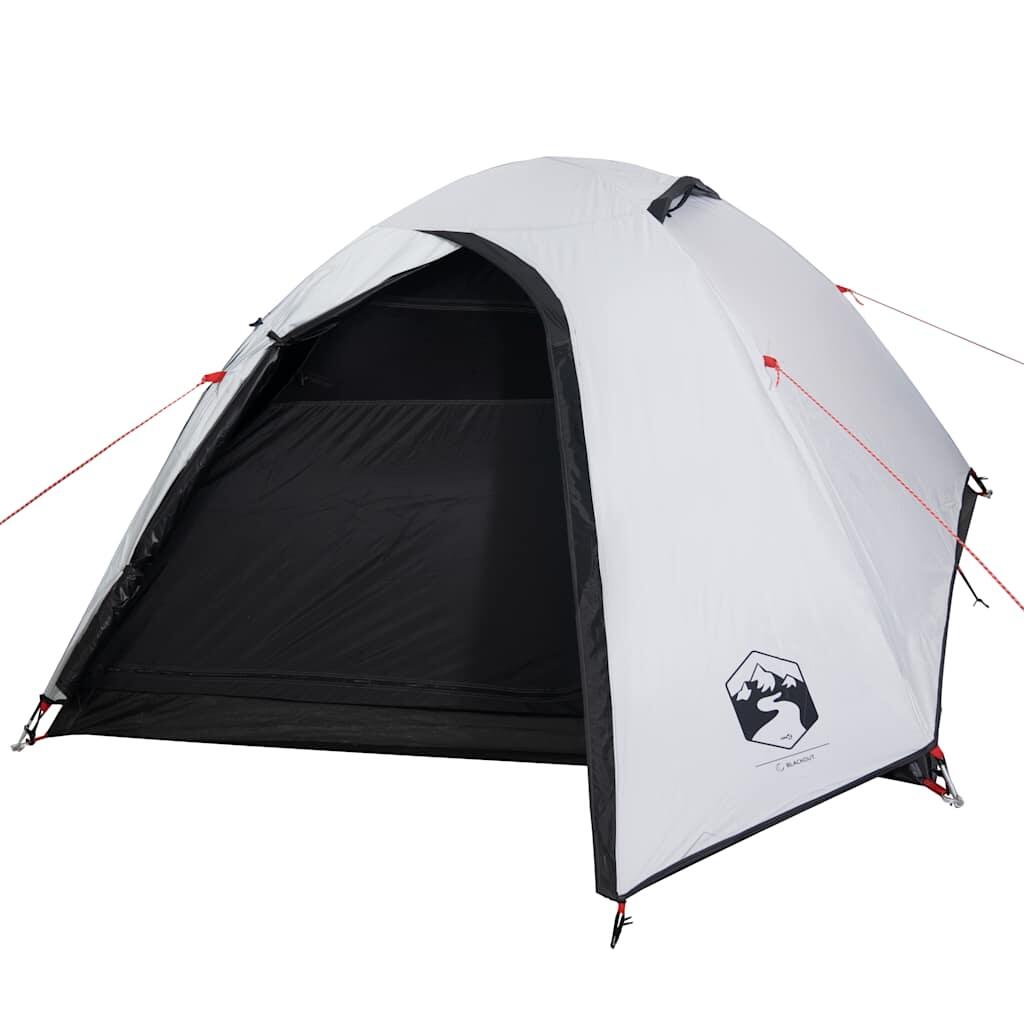 Vidaxl Tienda de Campaña para 4 Personas - Impermeable y Oscurecedora - Blanca 4/7