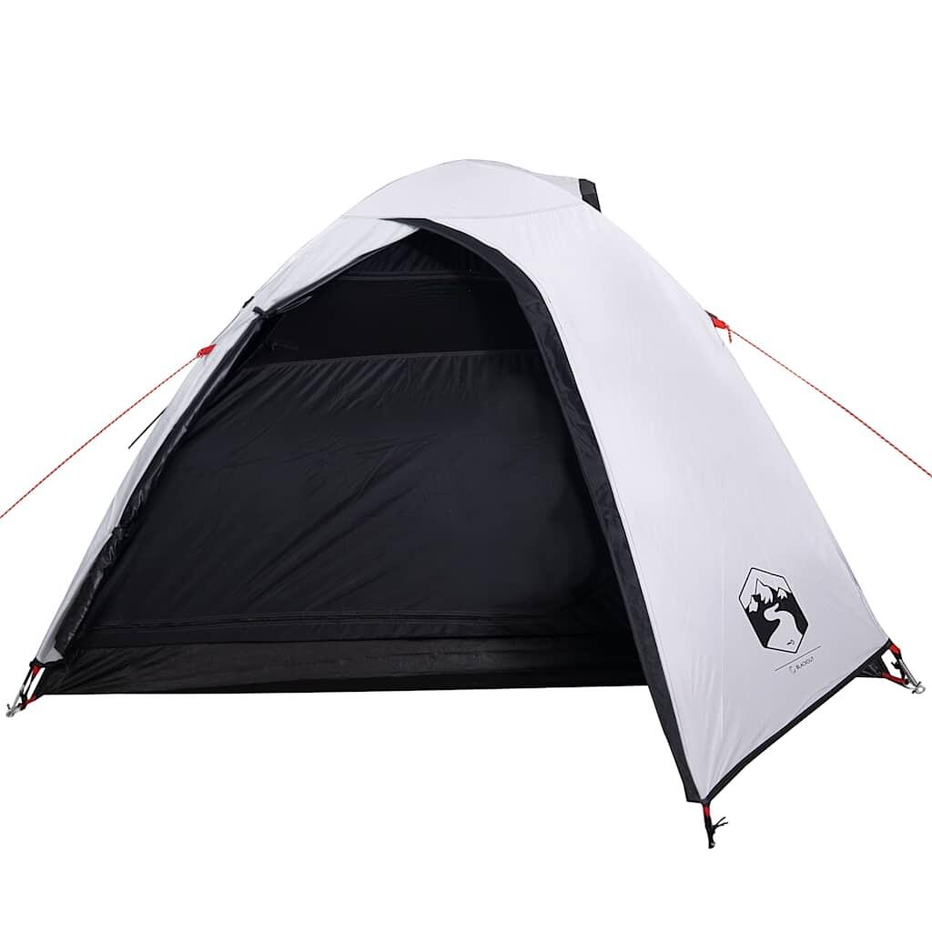 Vidaxl Tienda de Campaña para 4 Personas - Impermeable y Oscurecedora - Blanca 5/7