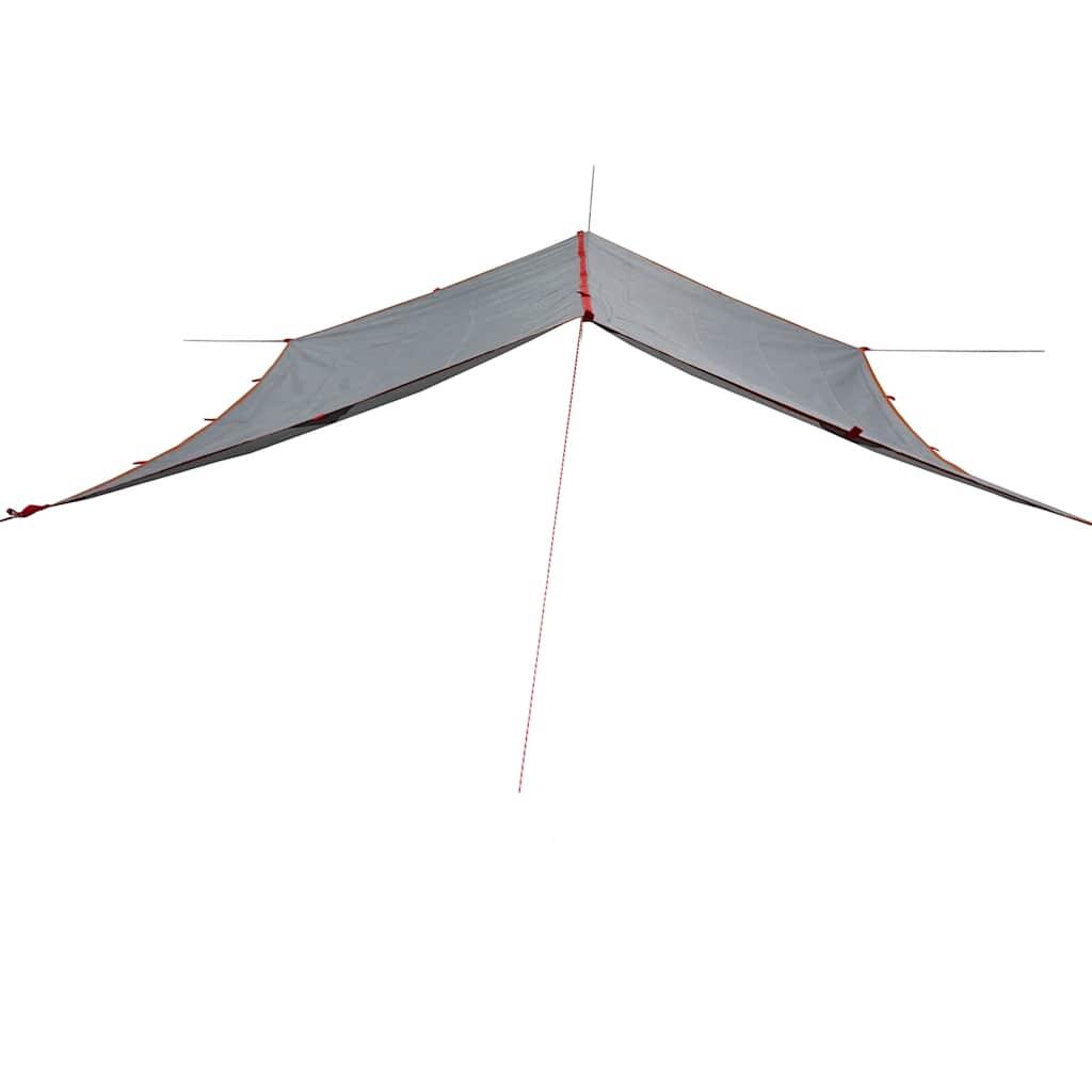 Wasserdichte Camping-Canvas 500x294 cm in Grau und Orange 4/7