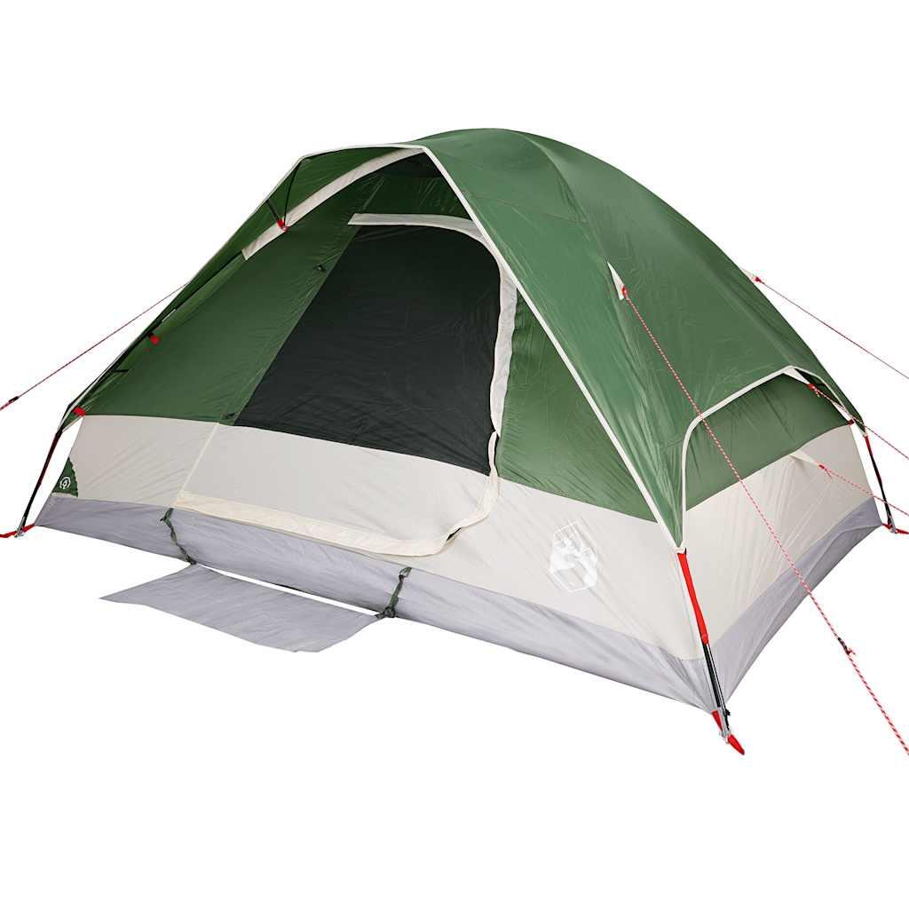 Vidaxl Tente Dôme 4 Personnes Étanche Verte 4/7