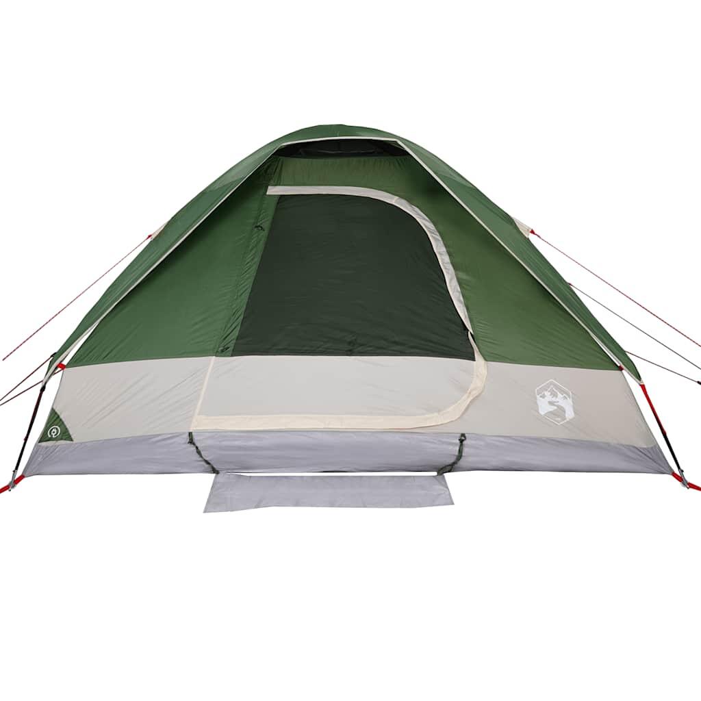 Vidaxl Tente Dôme 4 Personnes Étanche Verte 6/7