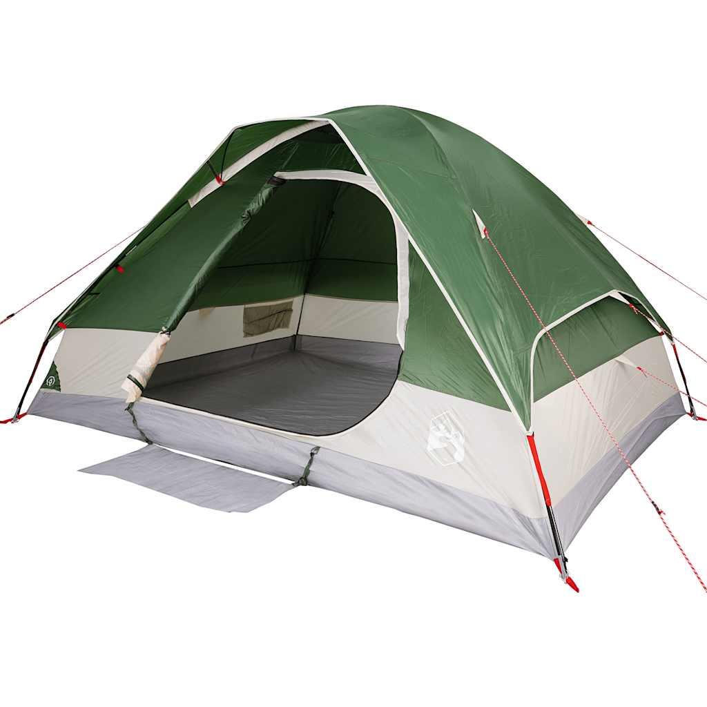 Vidaxl Tente Dôme 4 Personnes Étanche Verte 5/7