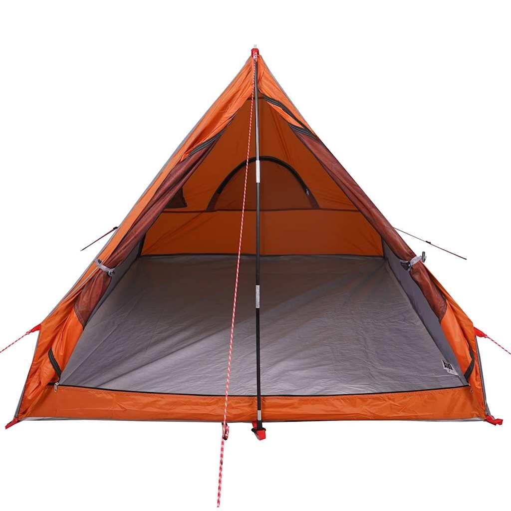 Vidaxl A-Frame Zelt fr 2 Personen - Wasserdicht Grau und Orange | Decathlon