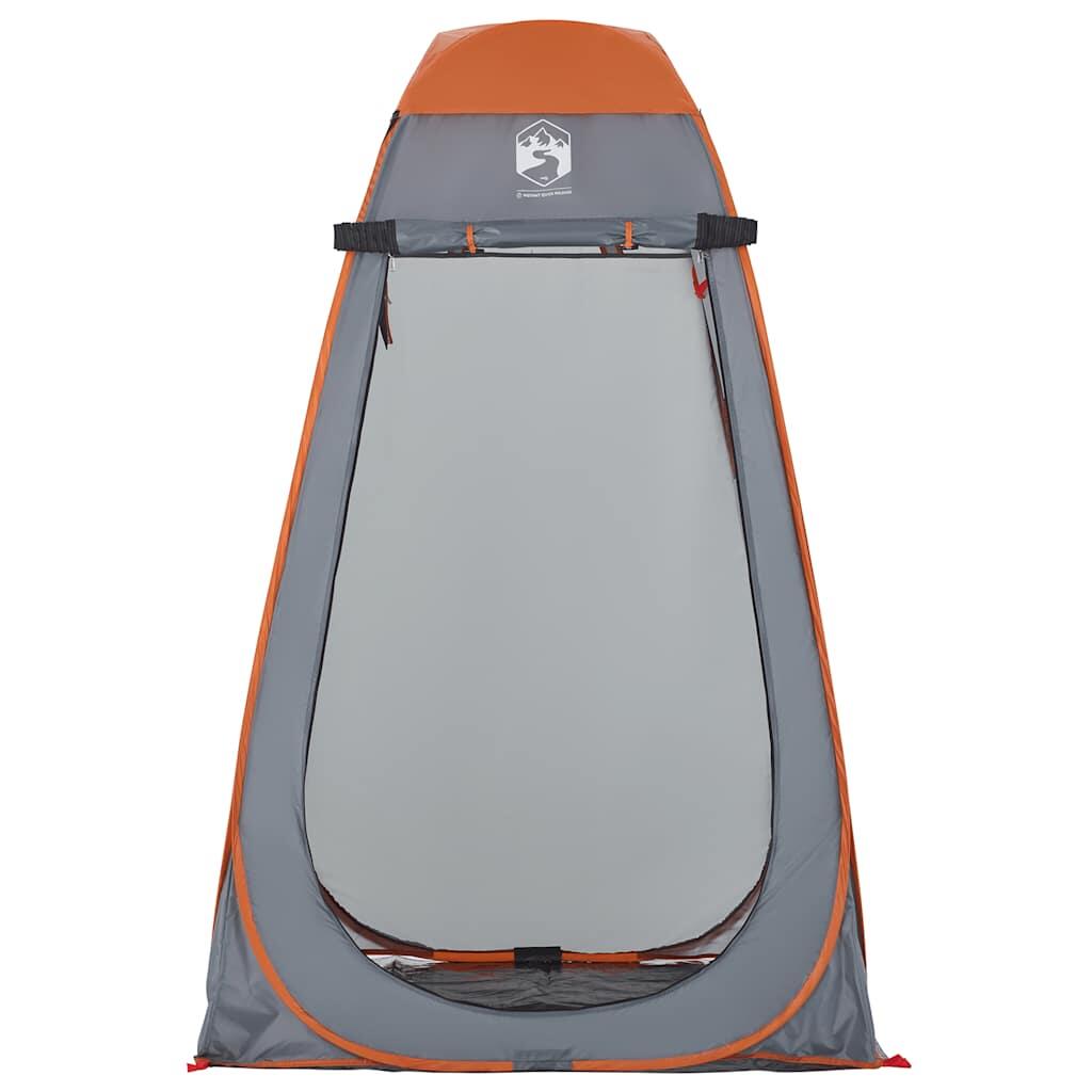VidaXL Pop-up Datenschutzzelt Wasserdicht Grau und Orange 5/7