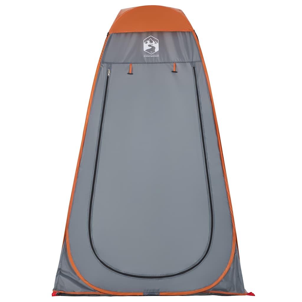 VidaXL Pop-up Datenschutzzelt Wasserdicht Grau und Orange 6/7