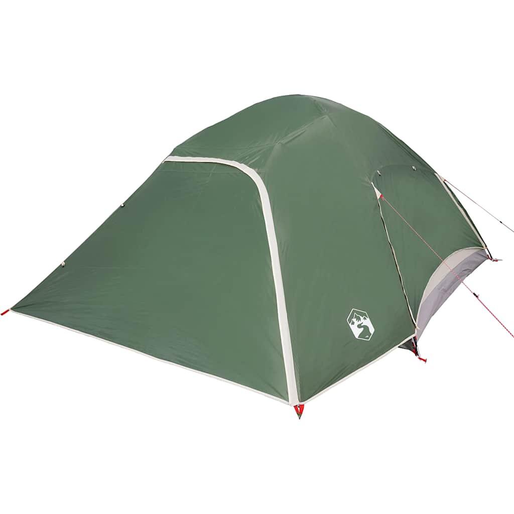 Tenda a cupola VidaXL 6 persone impermeabile verde 4/7
