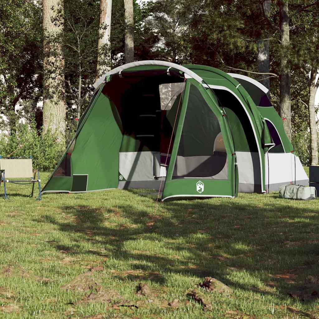 Vidaxl Túnel 4 Personas Impermeable Verde 4/7