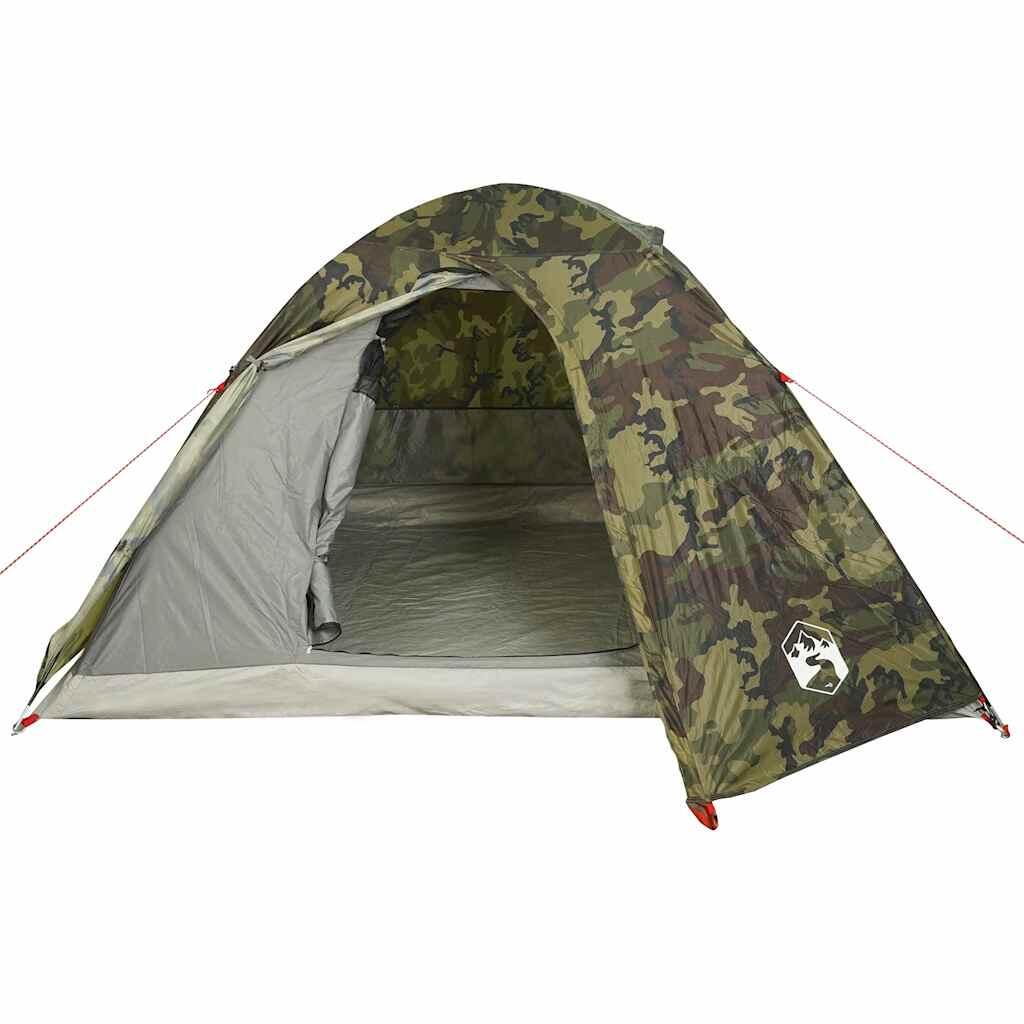 VidaXL Tenda a cupola 4 persone impermeabile mimetica 6/7