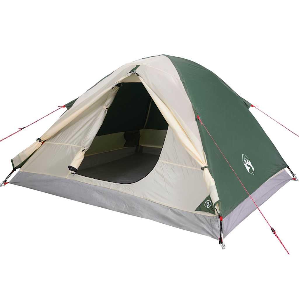 Vidaxl Tente Dôme 3 Personnes Étanche Verte 4/7
