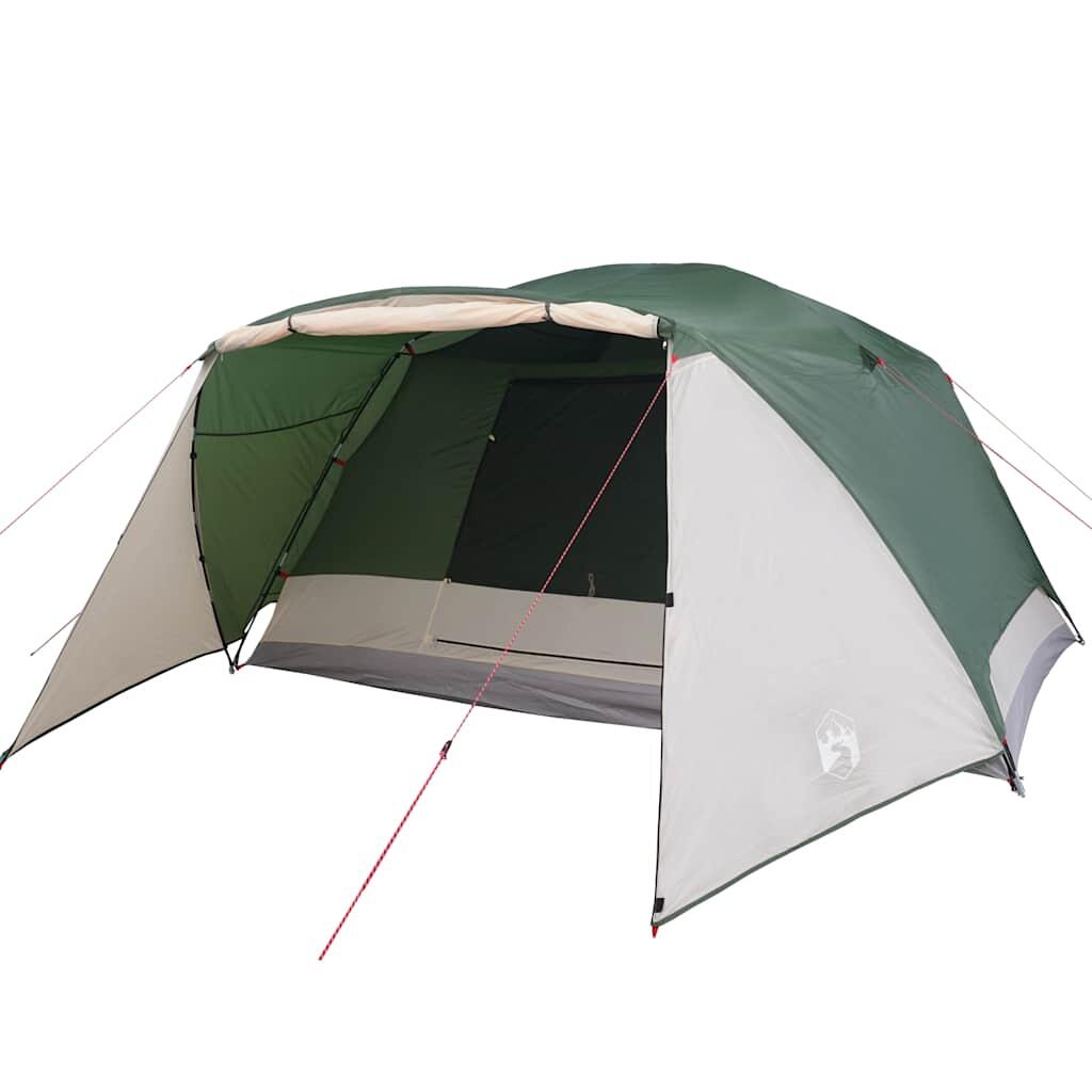 Tienda Impermeable de 4 Personas con Toldo - Verde 4/7
