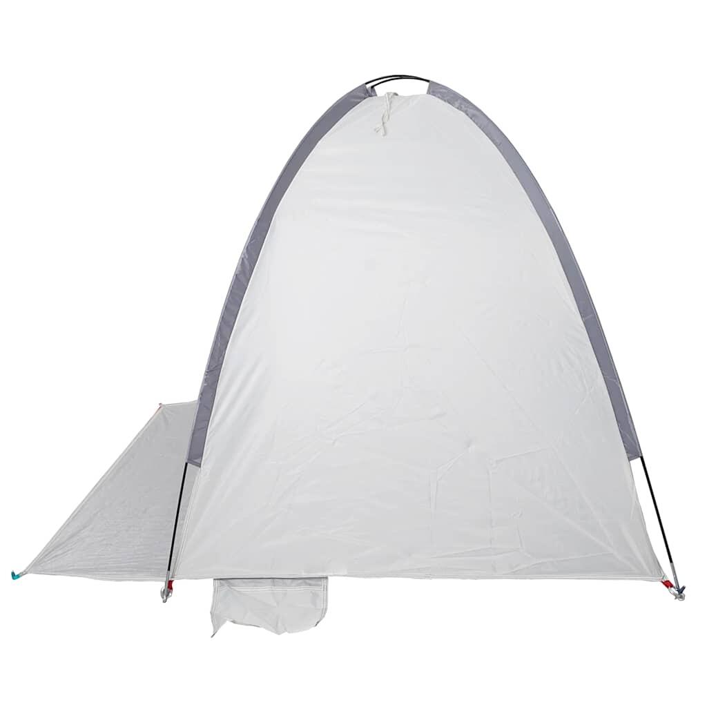 Tenda da spiaggia VidaXL 3 posti impermeabile grigia. 6/7
