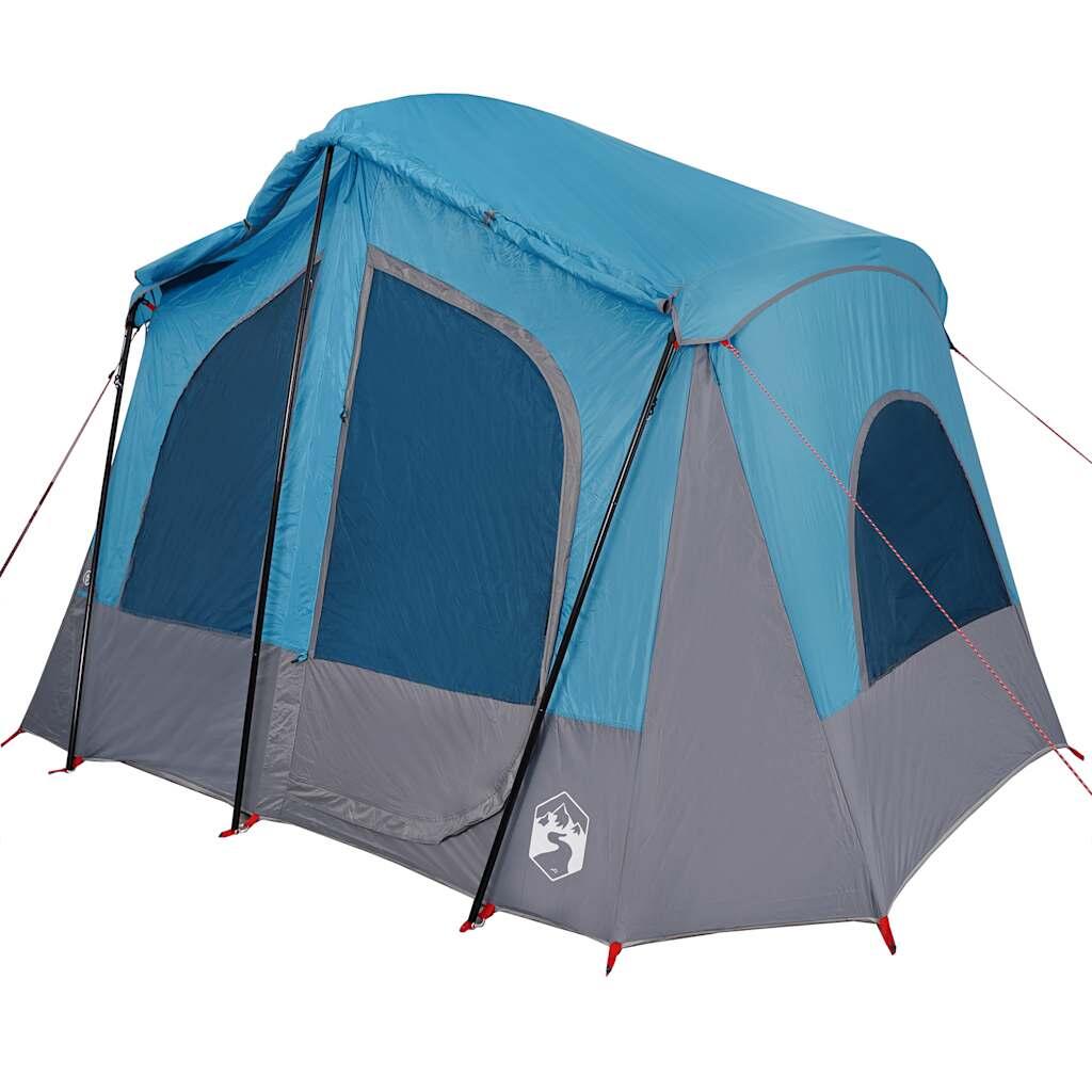 Vidaxl Carpa de 5 Personas Impermeable en Azul 6/7