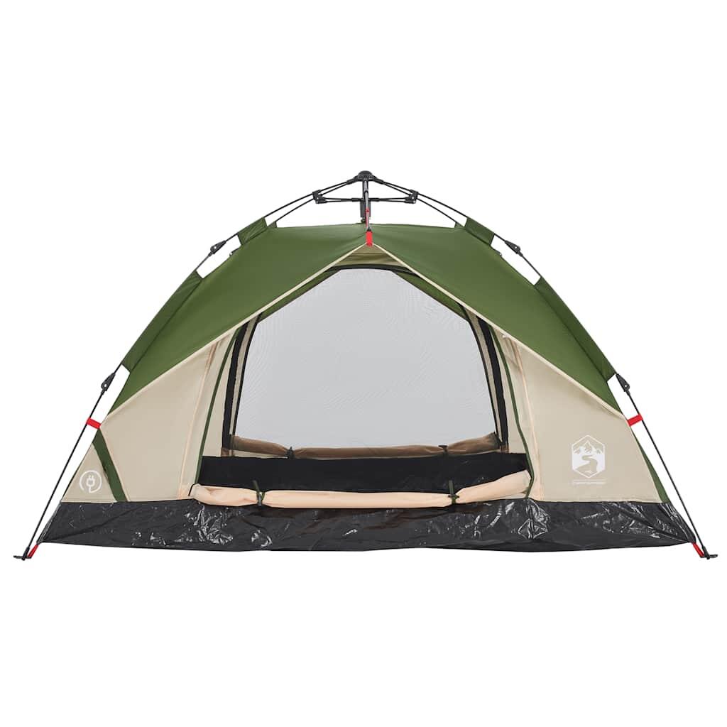 VidaXL Dome Tent for 2 Persons - Fast Release Green 6/7
