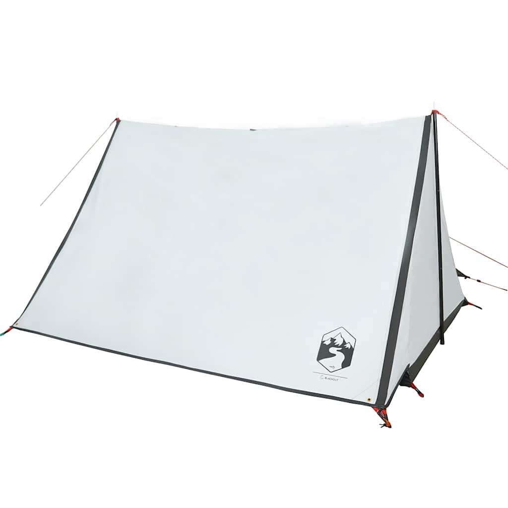 VidaXL Tente 2 Personnes - Tissu Imperméable Blanc 4/7