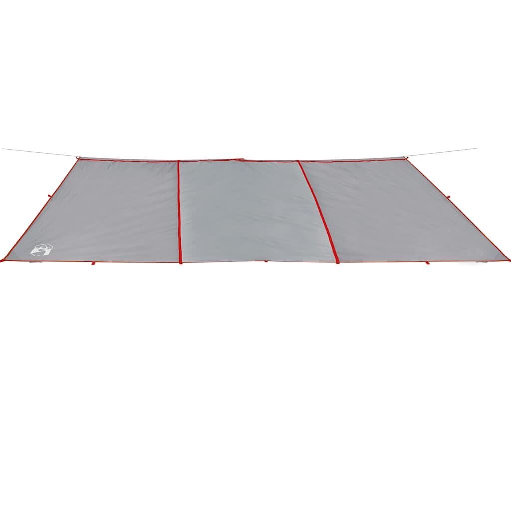 VidaXL Wasserdichte Campingplane 420 x 440 cm in Grau und Orange 4/7