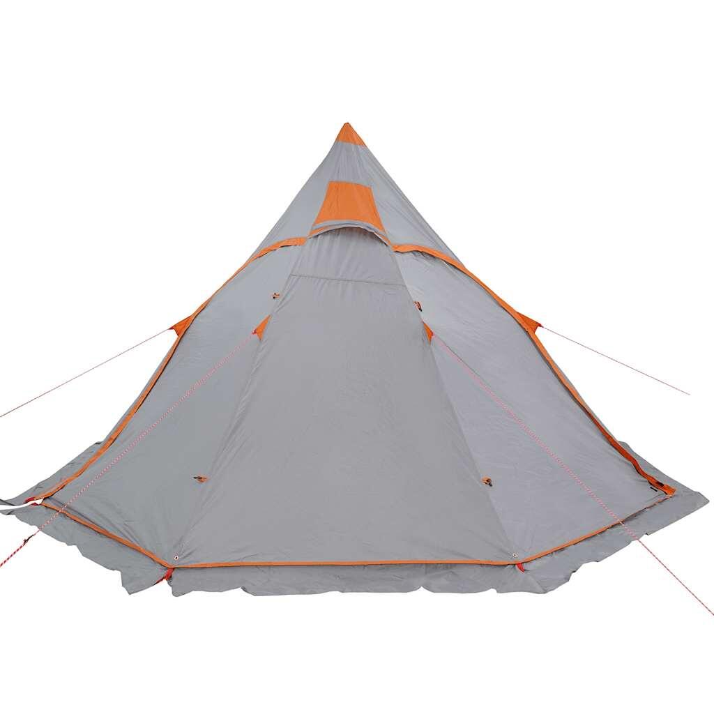 Graue Tipi-Zelt für 5 Personen - Wasserdicht und Tragbar 5/7