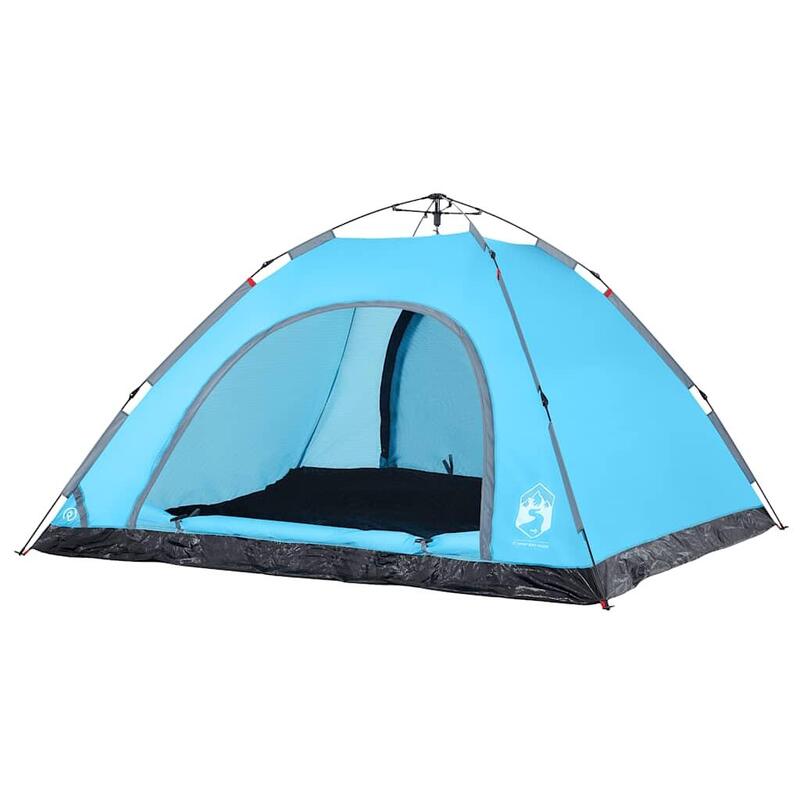 Cort de camping vidaXL modern, albastru, 5 persoane