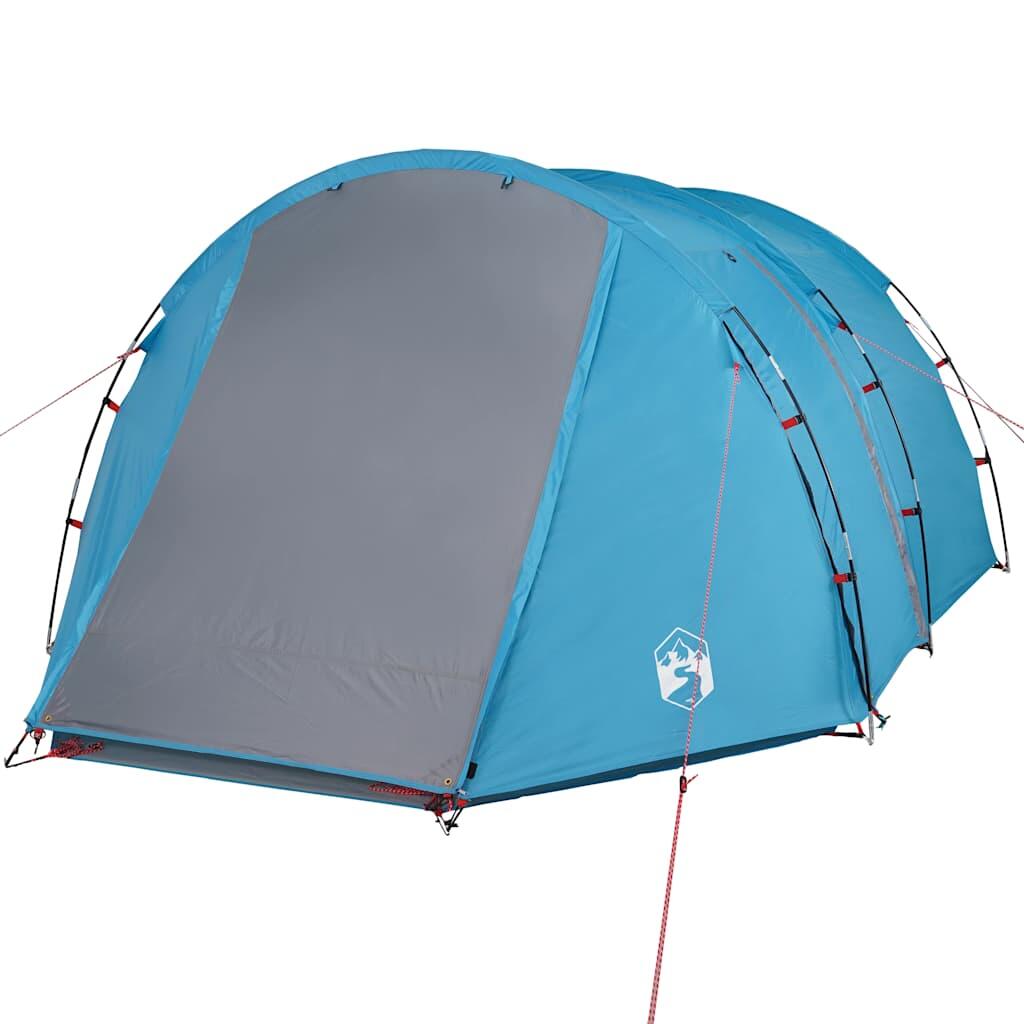 Tente tunnel VidaXL 4 personnes imperméable bleue 5/7