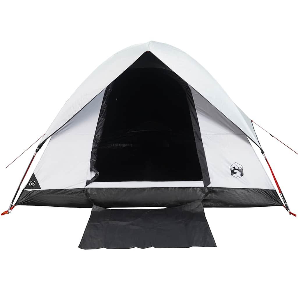 Tente dôme VidaXL 3 places étanche tissu d'occultation blanc 6/7