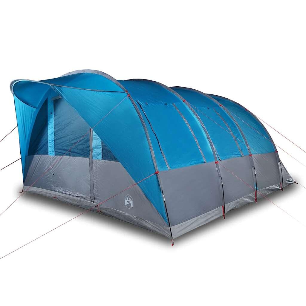 Tente familiale vidaXL imperméable 7 personnes bleue 4/7