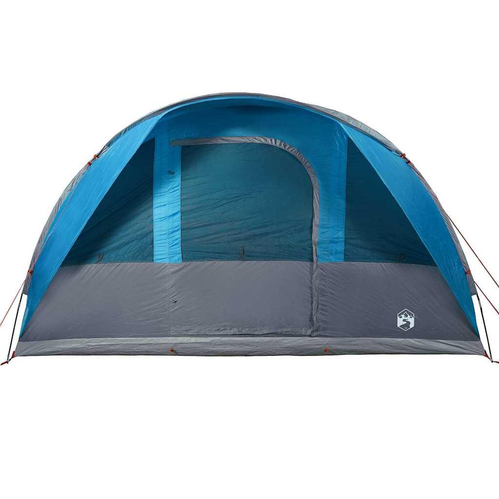 Tente familiale vidaXL imperméable 7 personnes bleue 6/7