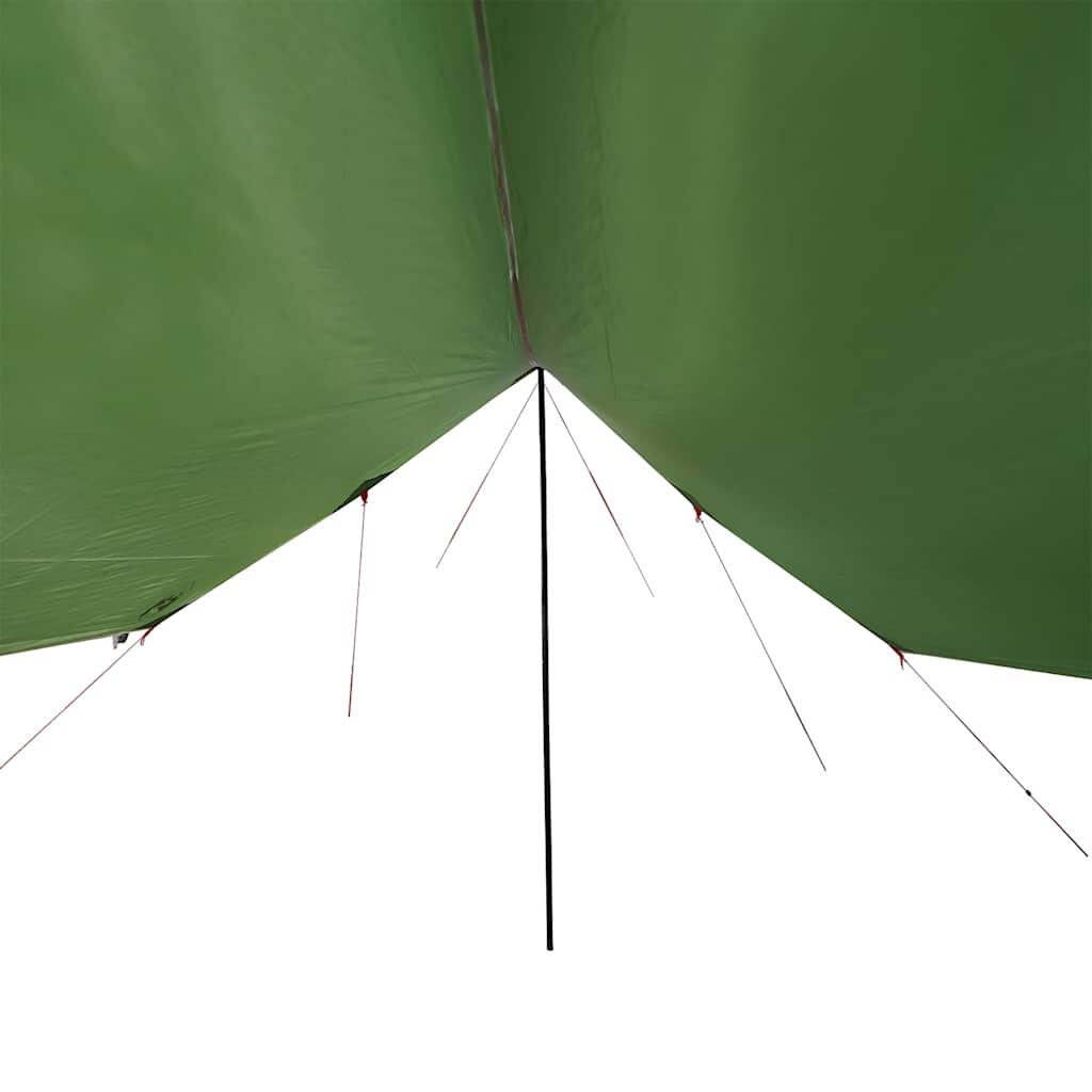 VidaXL Waterdichte Kampeerluifel 460x305x210 cm Groen 6/7