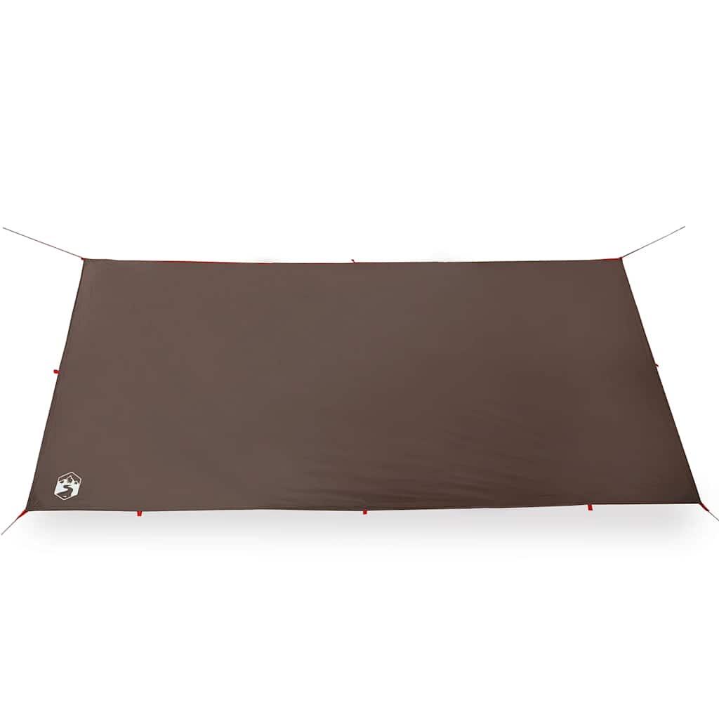 Tendalino da campeggio impermeabile VidaXL 406x306 cm marrone. 5/7