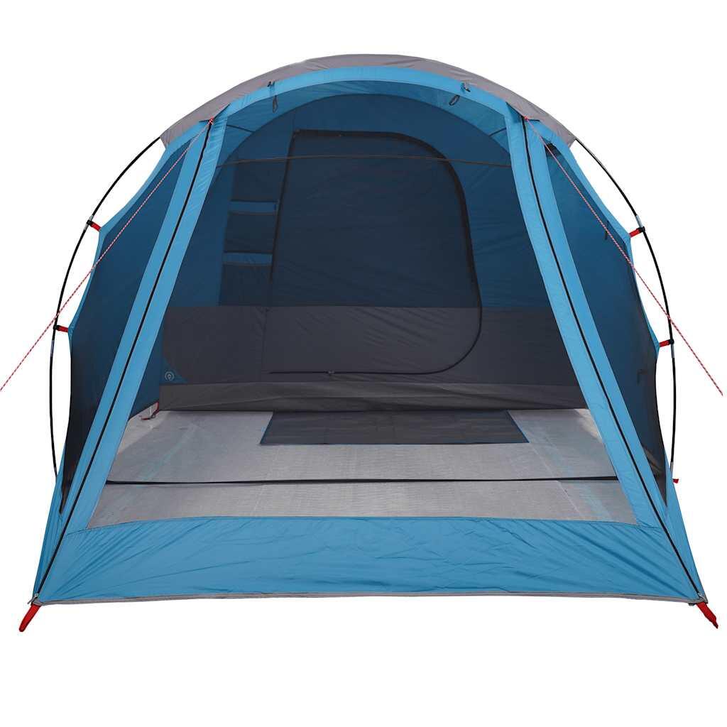 Tienda de túnel Vidaxl 4 personas impermeable azul 6/7