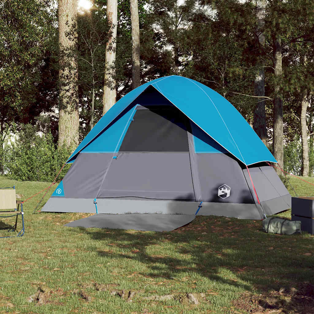 Tente dôme étanche VidaXL pour 3 personnes bleu 4/7