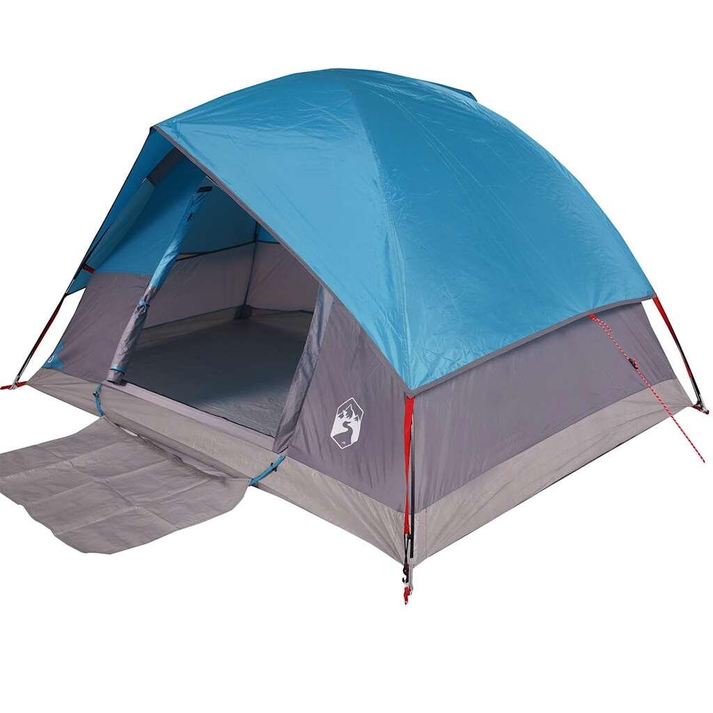 Tente dôme étanche VidaXL pour 3 personnes bleu 5/7