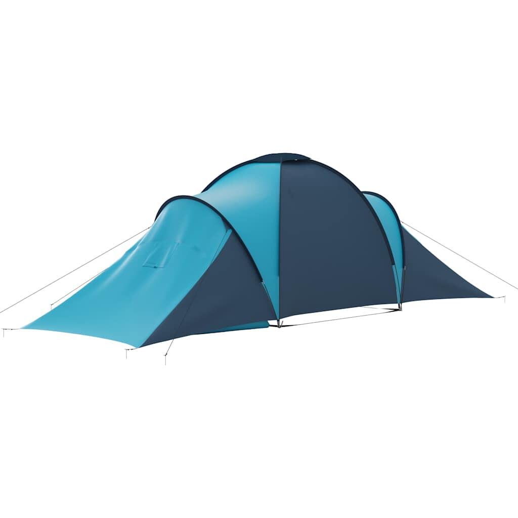 Vidaxl Tente 6 Personnes en Bleu et Bleu Clair 5/7