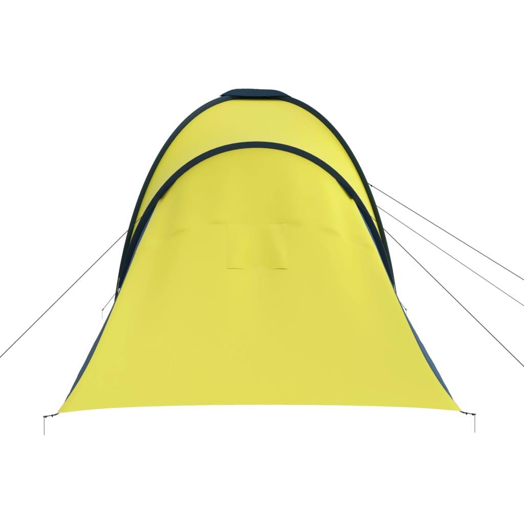 Tente Vidaxl 6 Personnes en Bleu et Jaune pour Vos Vacances de Camping 5/7