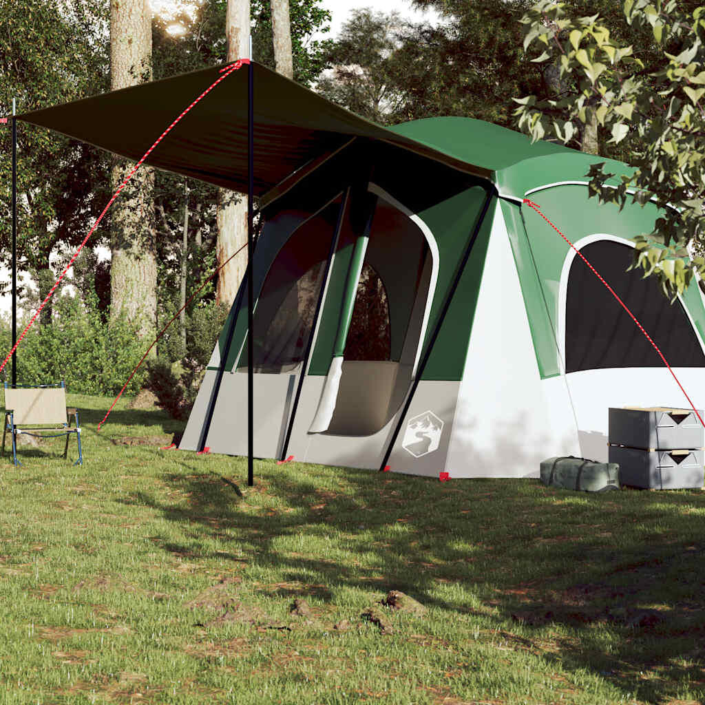 Tente VidaXL 5 places imperméable verte 4/7