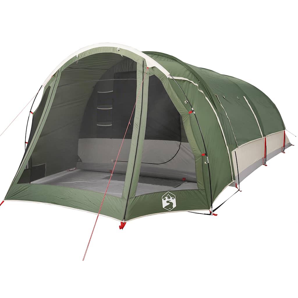 VidaXL Tunneltent voor 8 personen waterdicht groen 5/7