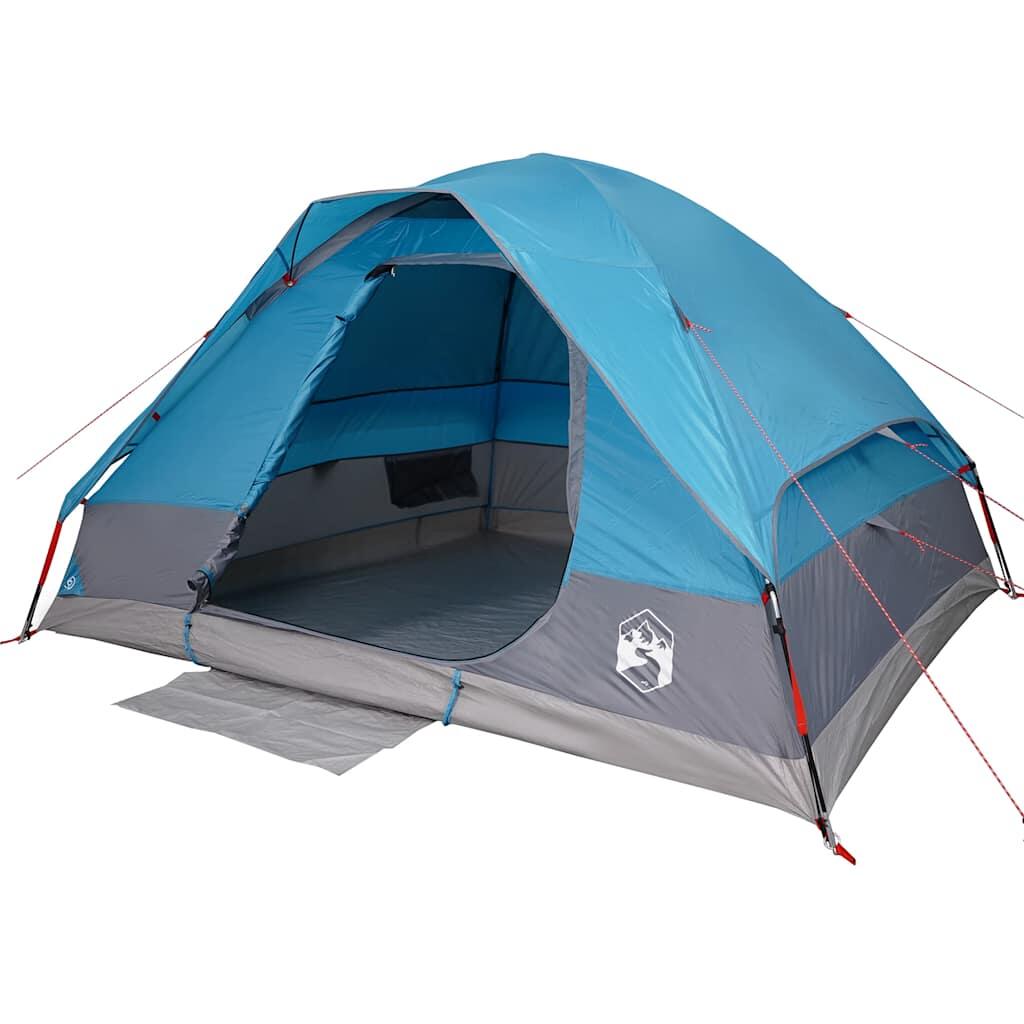 Vidaxl Carpa Domo de 4 Personas - Impermeable y Ligera Azul 5/7