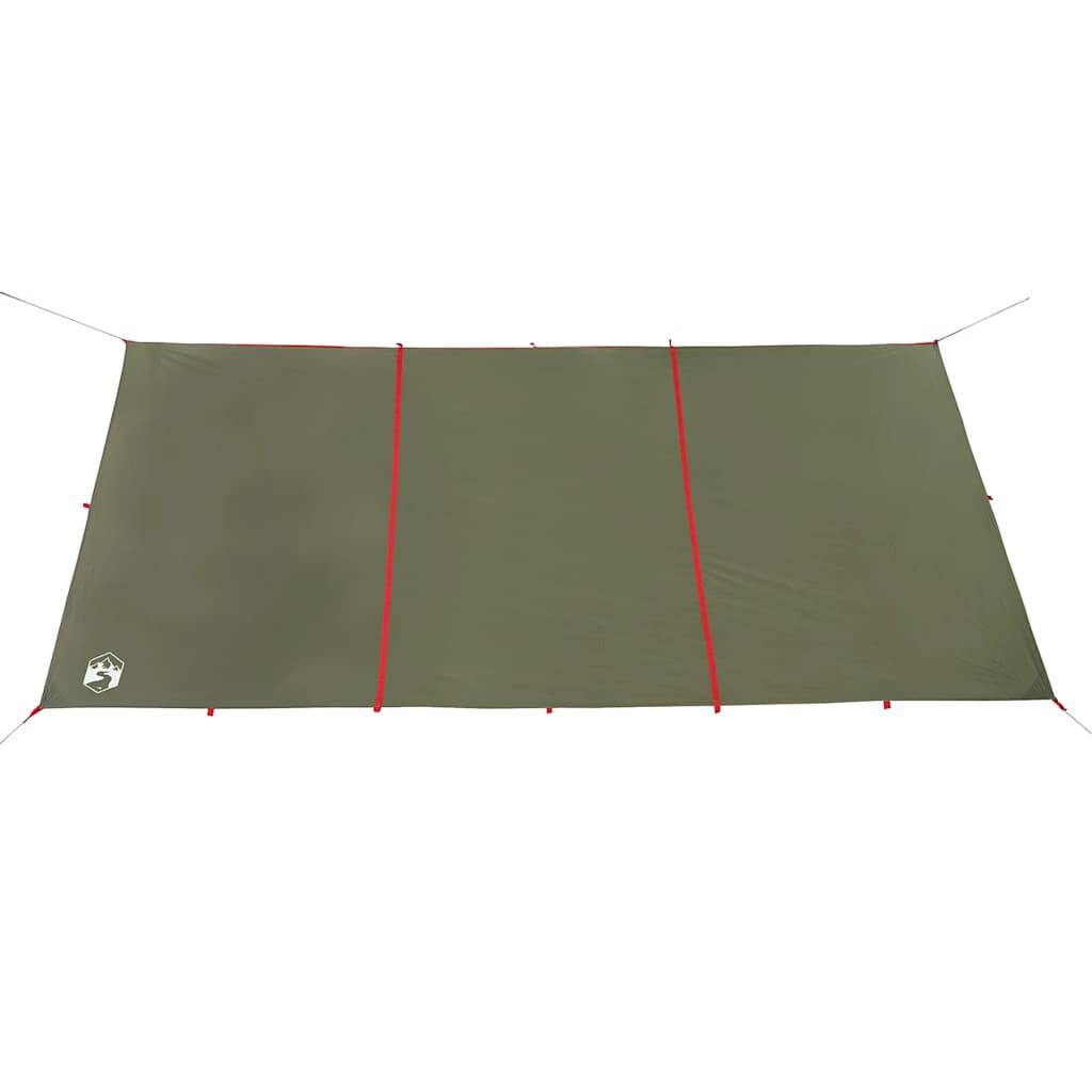 VidaXL tettuccio da campeggio impermeabile 451x420 cm verde oliva 5/7