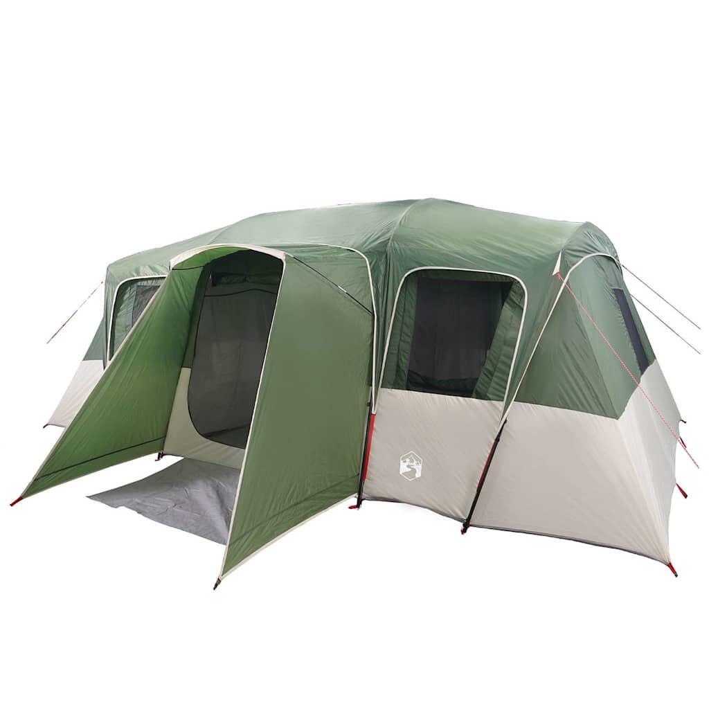 Tente tunnel VidaXL 16 personnes imperméable verte 4/7
