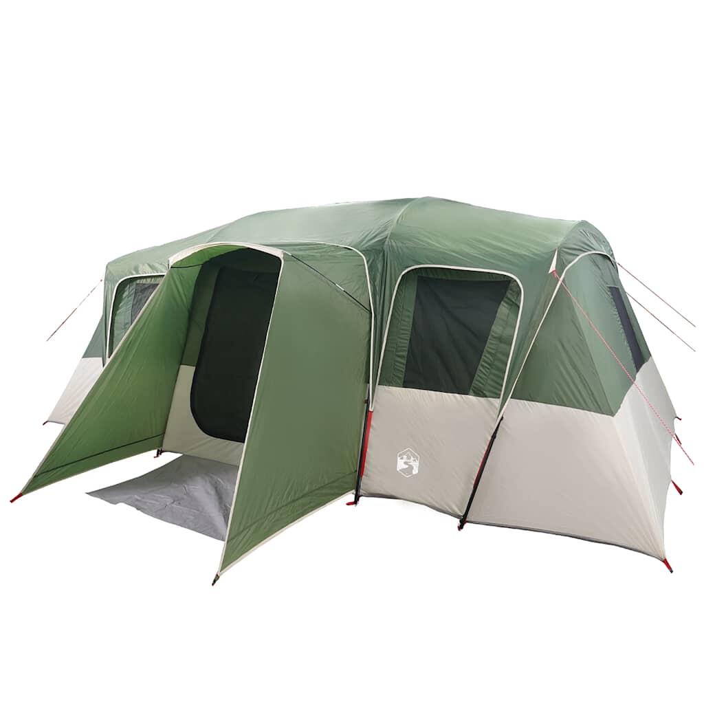 Tente tunnel VidaXL 16 personnes imperméable verte 5/7