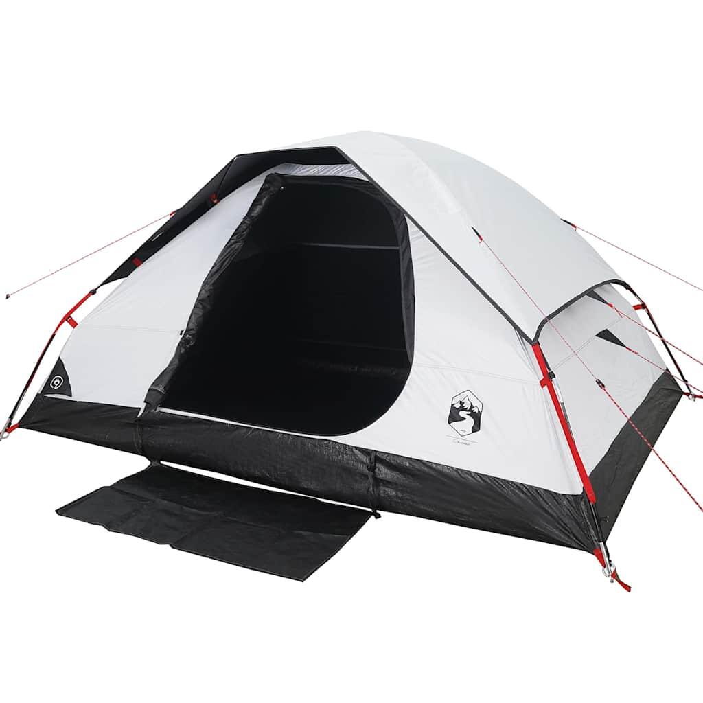Tente dôme VidaXL 6 personnes imperméable blanc avec tissu occultant 5/7