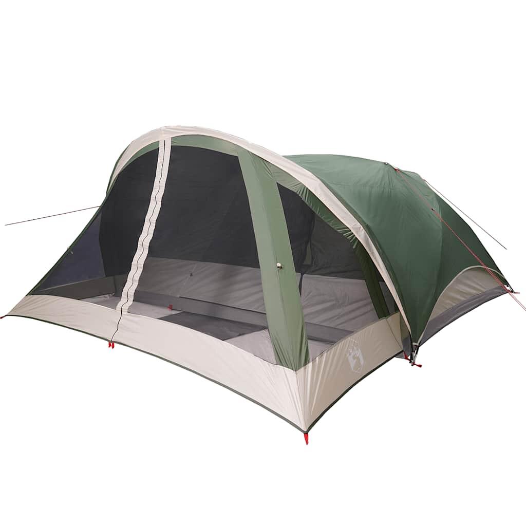 Tente familiale VidaXL 6 personnes imperméable verte 5/7