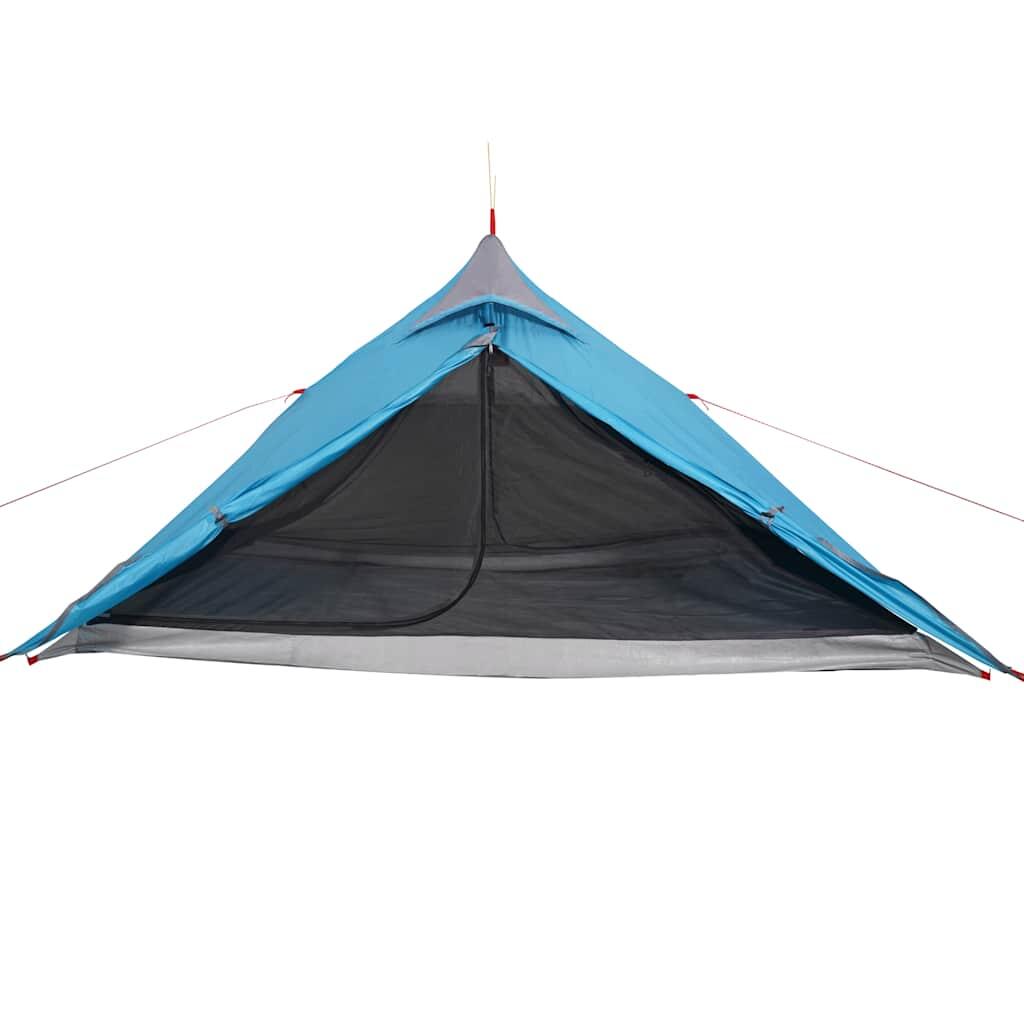 Tipi étanche Vidaxl pour 1 personne en bleu 5/7