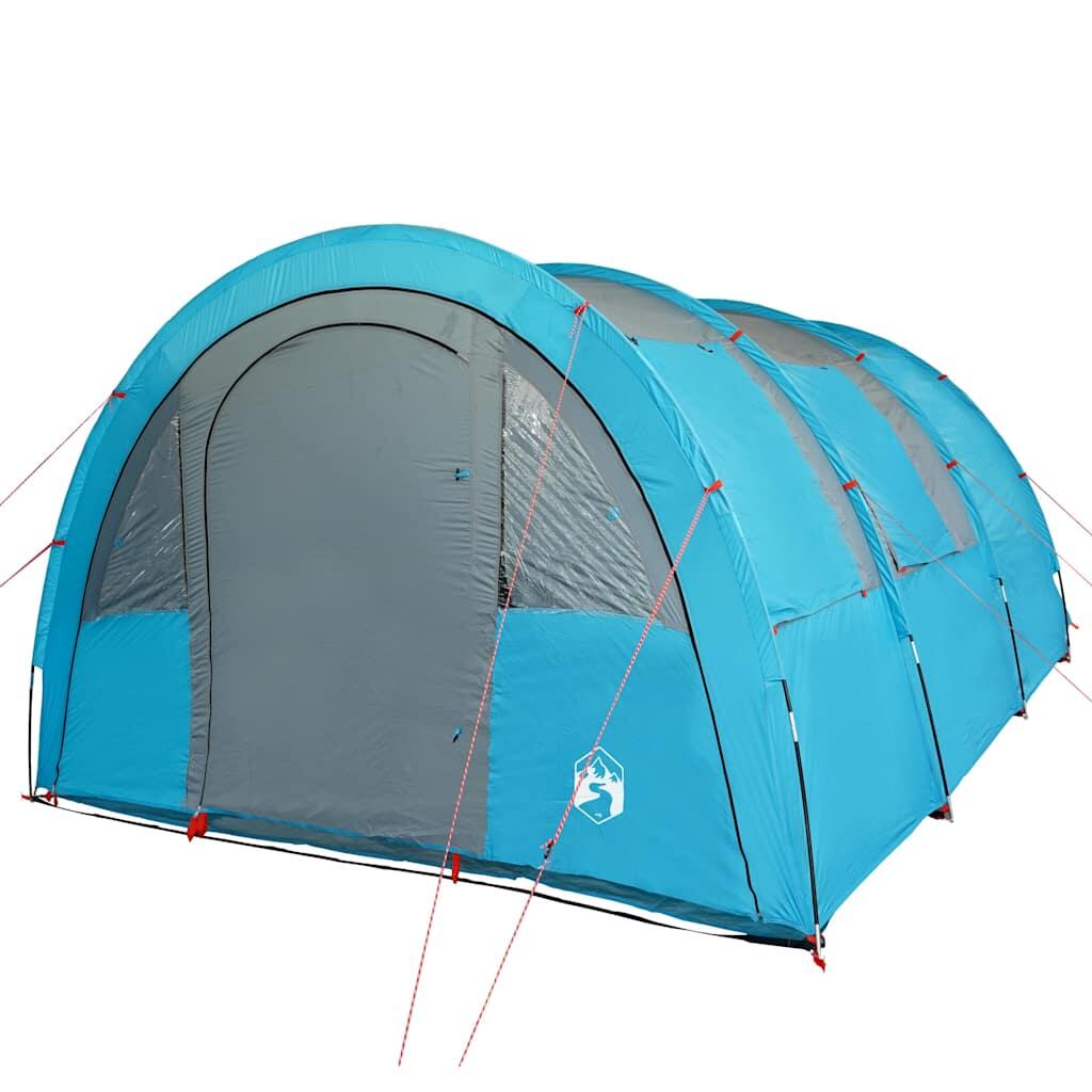 Vidaxl Carpa Túnel 4 Personas - Impermeable Azul 4/7