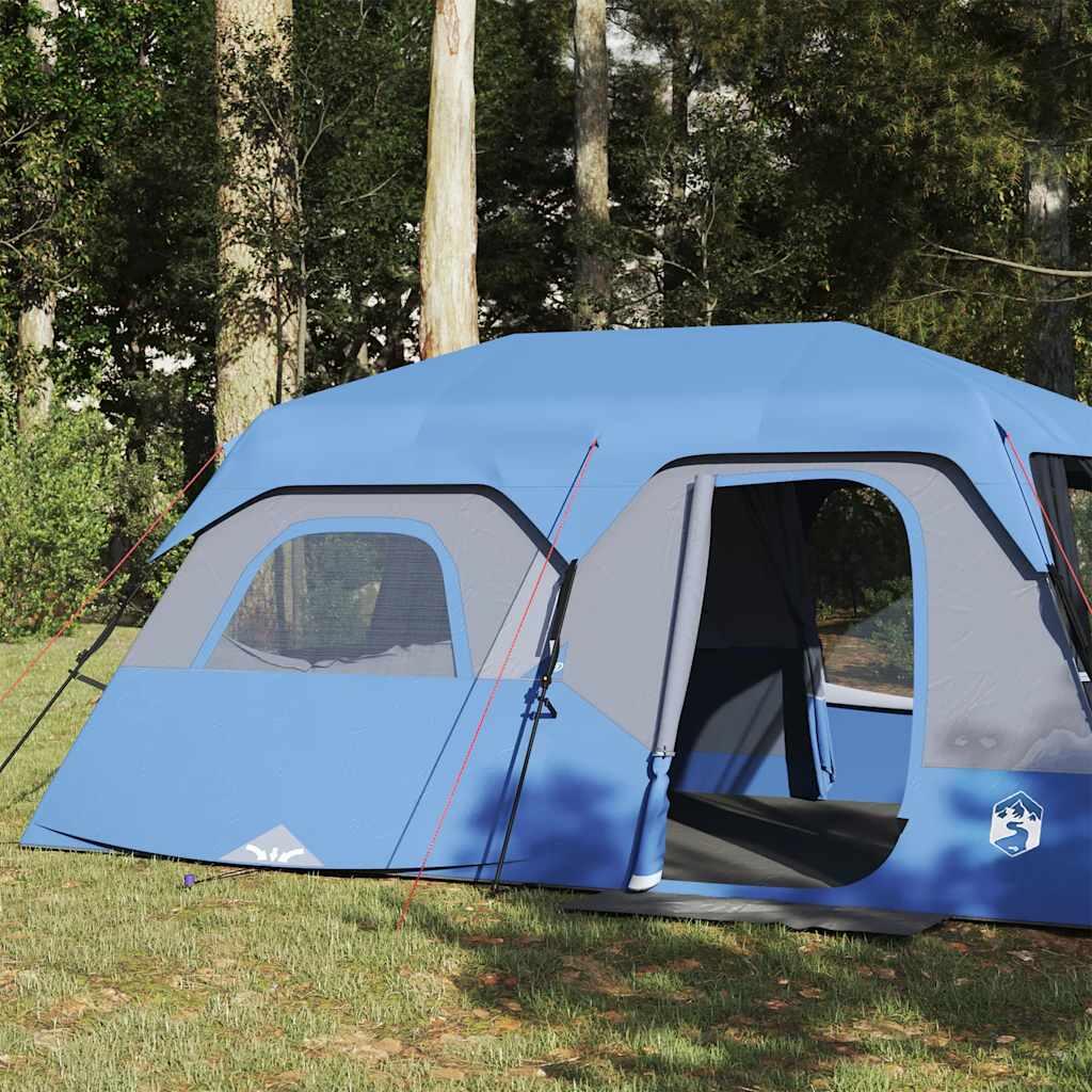 Vidaxl 9-Person Waterproof Family Tent with Fast Setup in Blue 4/7