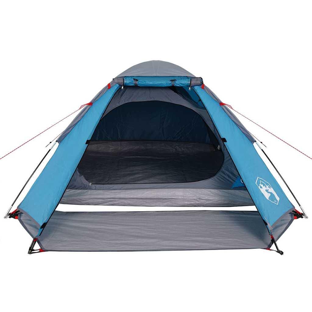 Tente dôme VidaXL 2 personnes imperméable bleue 6/7