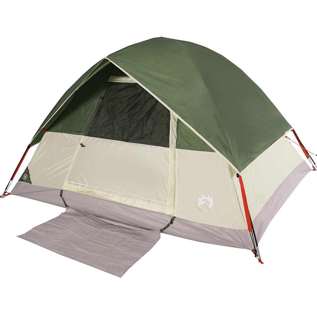 Vidaxl Tente Dôme 3 Personnes Étanche Verte 4/7